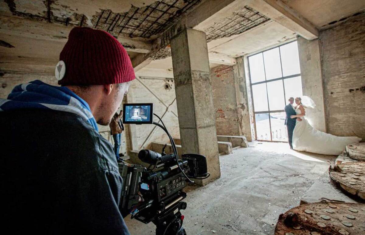 cinematic or documentary wedding video style