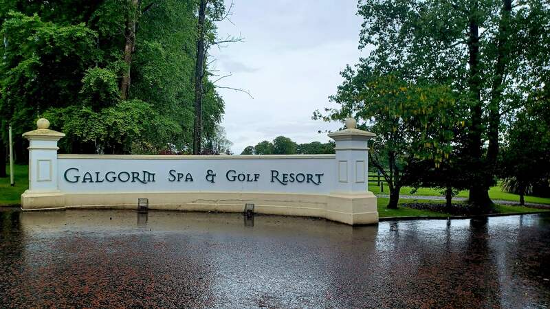 Galgorm Spa & Golf Resort entrance, Co Antrim